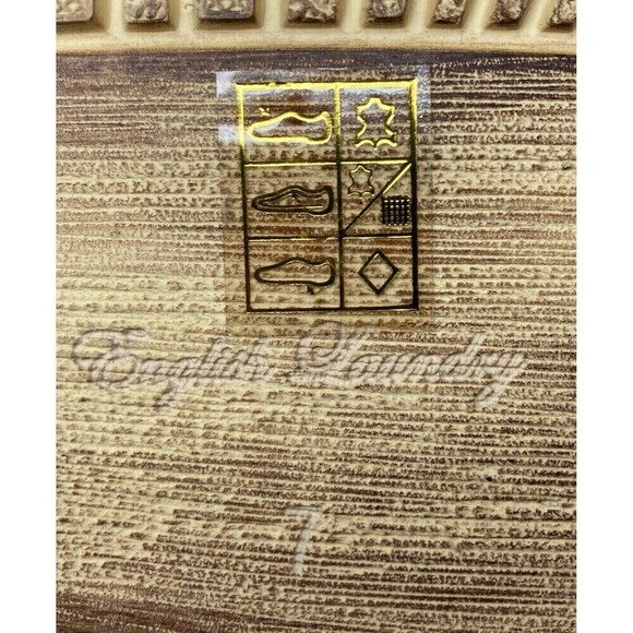 English Laundry Men's Size 7 Wing Tip Dress Casual Shoes Black Leather - Picture 10 of 10